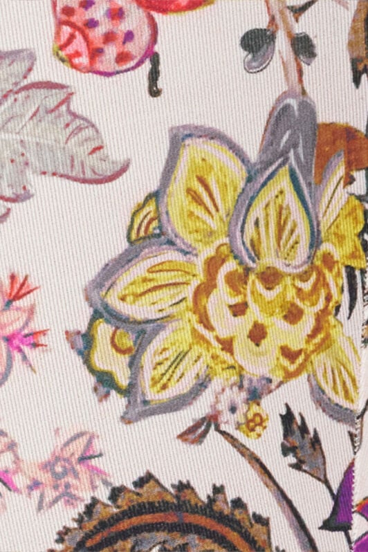 RC Florentine Flowers Print Leggings BEIGE WQT23A-LNR29