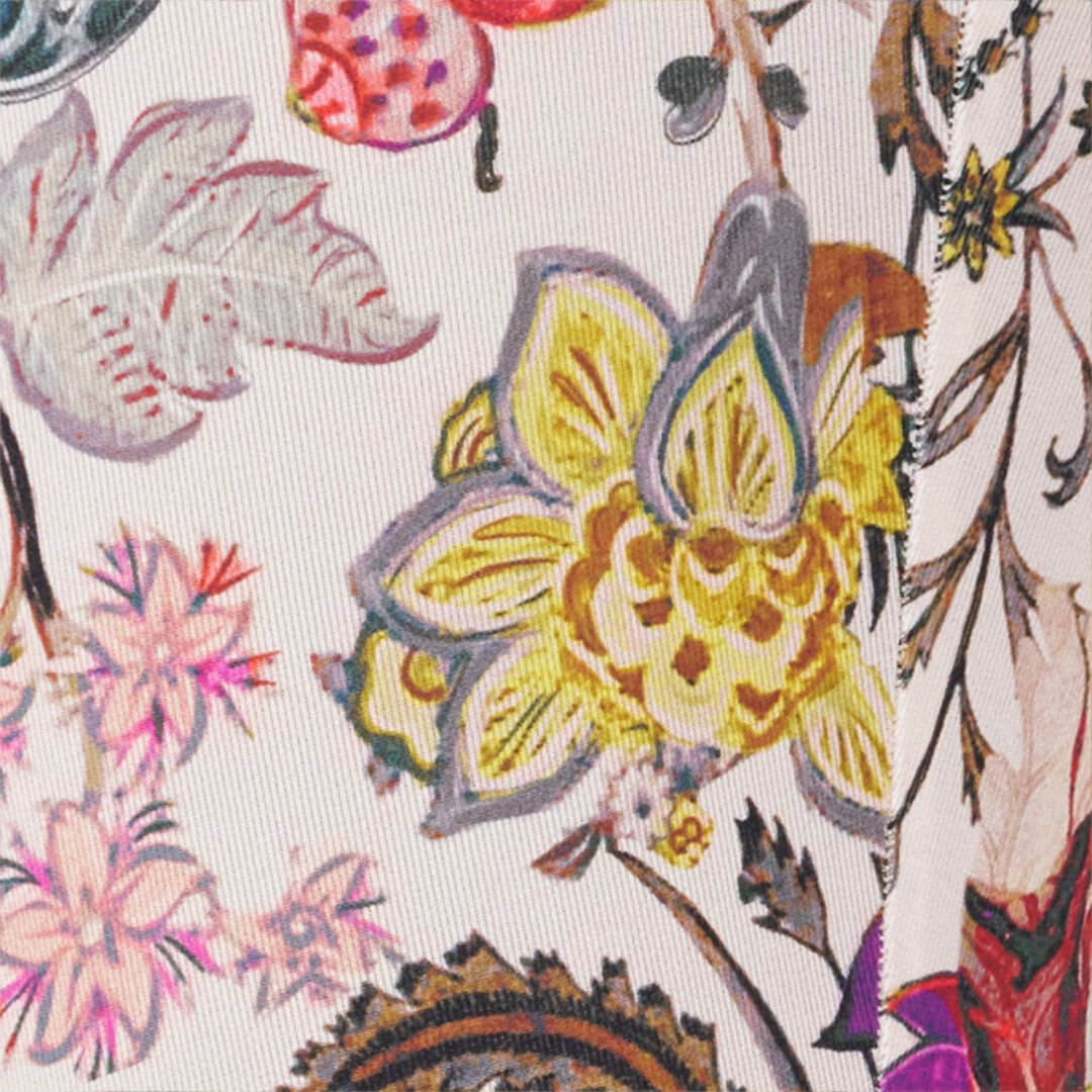 RC Florentine Flowers Print Leggings BEIGE WQT23A-LNR29