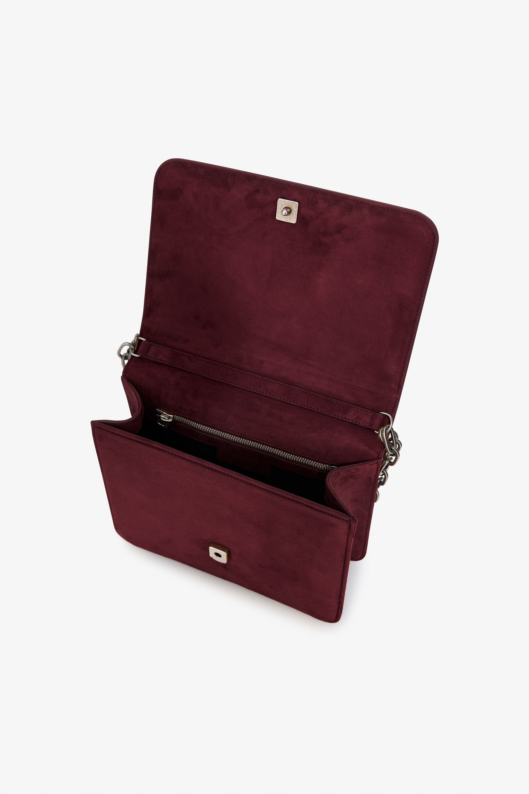 RC Shoulder bag with Monogram Mirror Snake Purple RKB003-PNC00