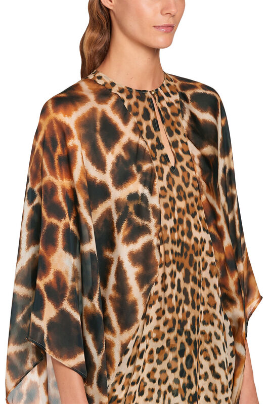 RC Caftan à imprimé Leopard Chine RC Caftan à imprimé Leopard Chine BRONZE/NARURAL KQT722-GFU30
