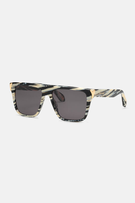 RC Unisex sunglasses with fangs Schwarz/Weiß ALD028-ID187