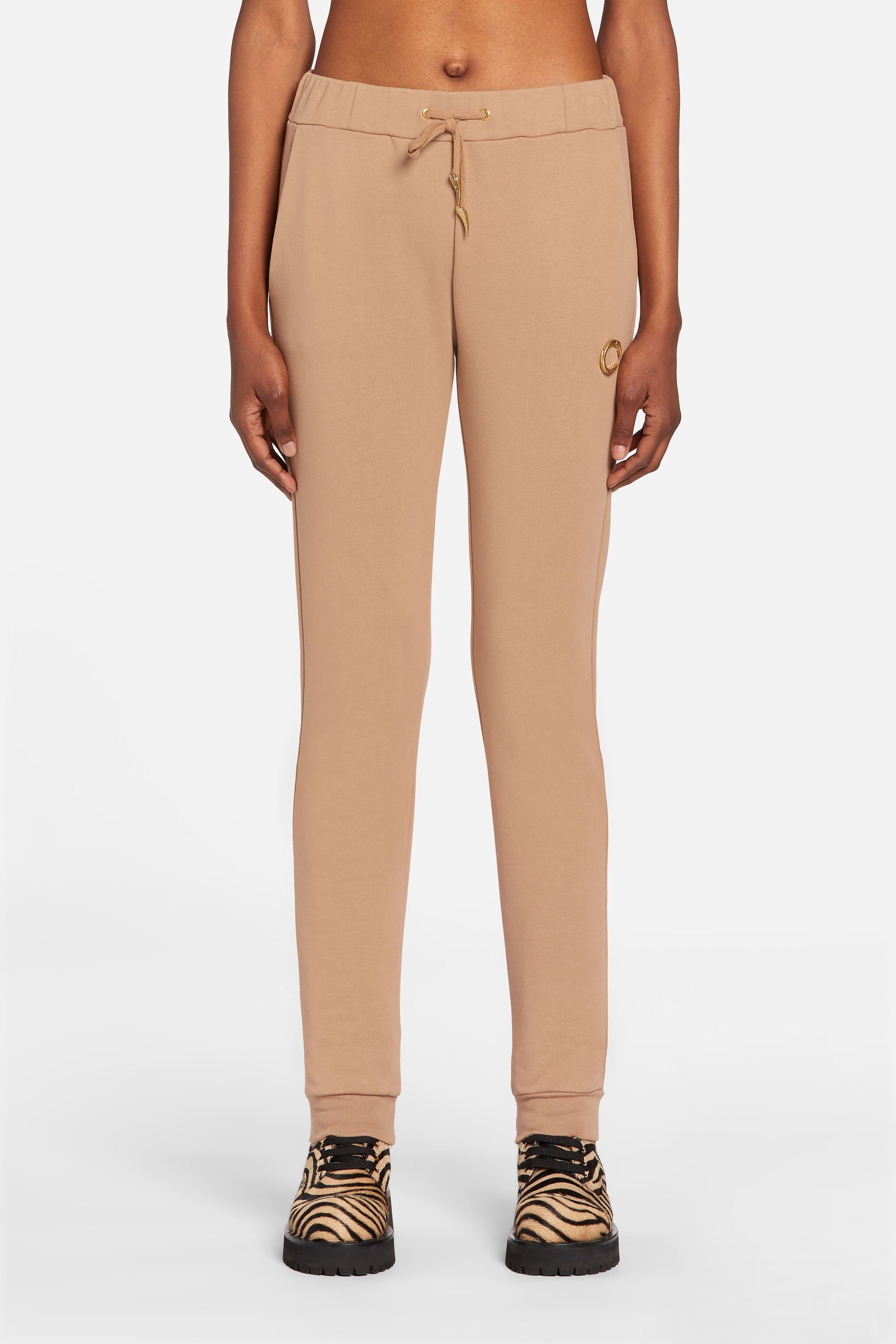 RC C Logo Cotton Sweatpants NUDE NOUGATINE NQT25A-CF050