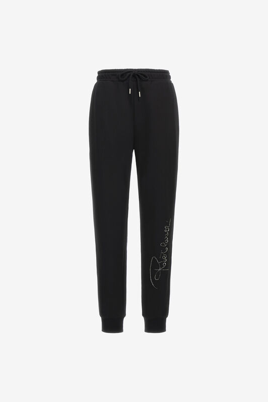 RC Sporty pants with signature Noir NOT22B-CF052