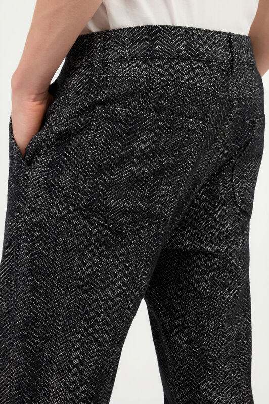 JC Schwarze Strukturierte Hose BLACK VFT016-VF016