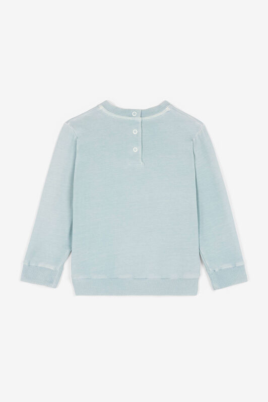 JU Animalier Patchwork-Print Sweatshirt JU Animalier Patchwork-Print Sweatshirt Light blue OJT90A-CF042