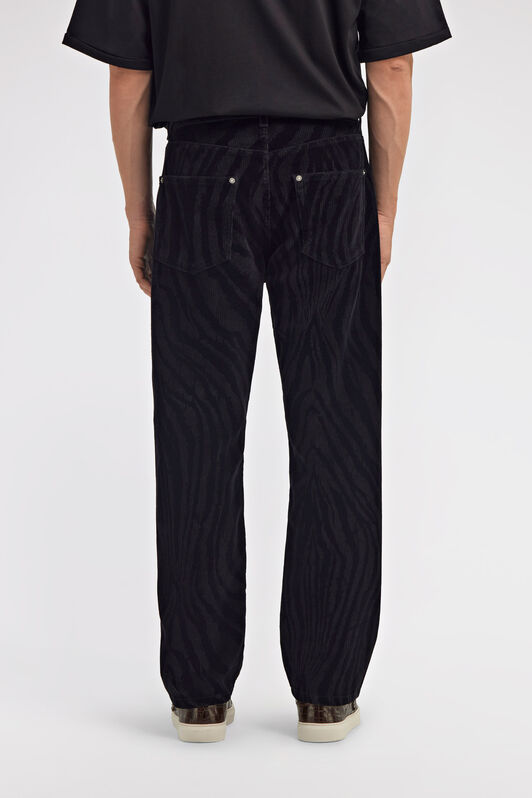 RC Zebra print Jeans Black TRT217-VKB79