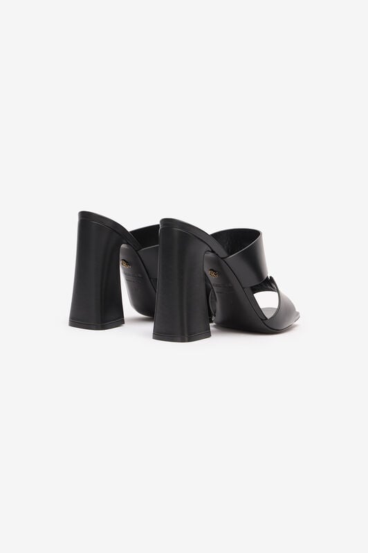 RC Mules With Maxi Heels Black TKS004-PZ172