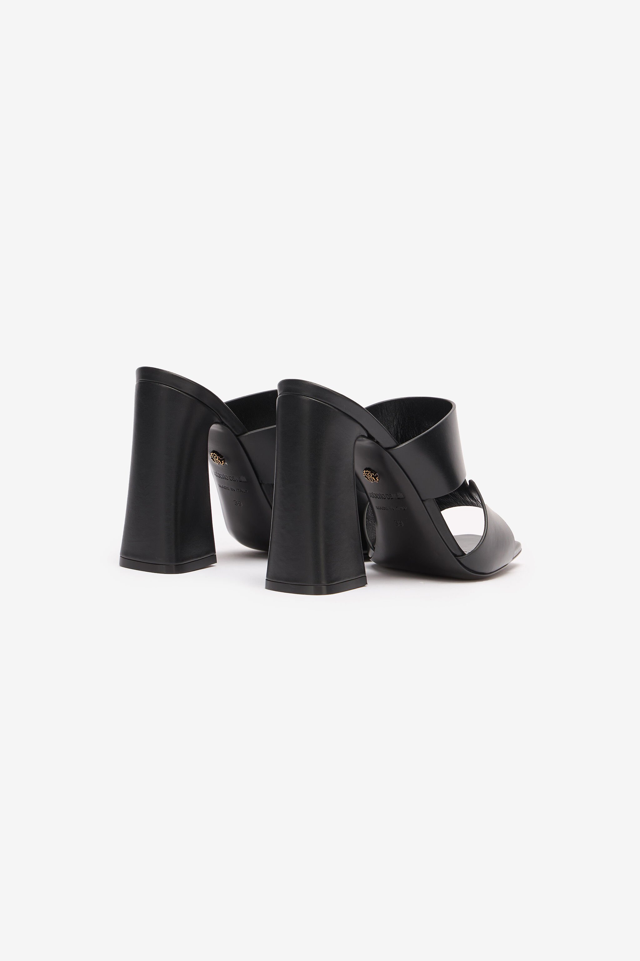 RC Mules With Maxi Heels Black TKS004-PZ172