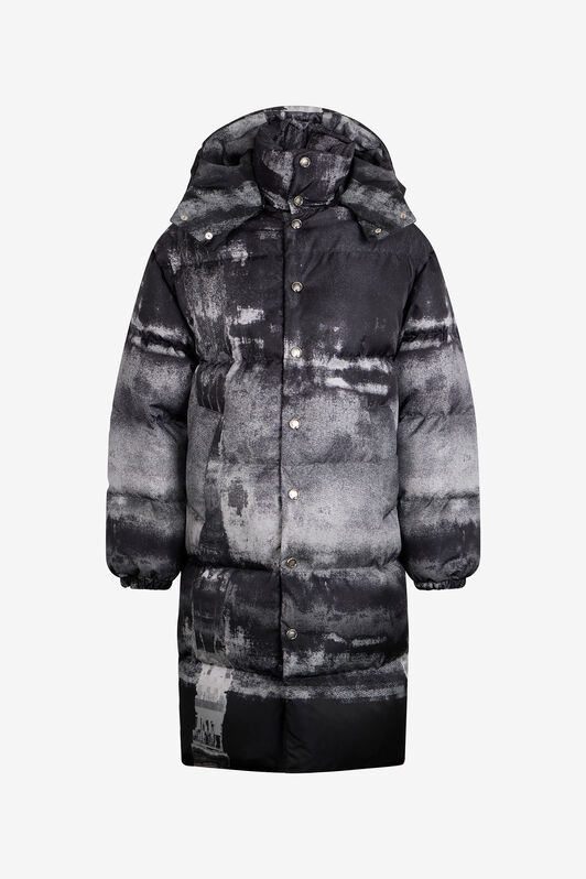 RC Grey Mélange Washed-Effect Down Jacket RC Grey Mélange Washed-Effect Down Jacket GREY MELANGE VNT815-9TP69