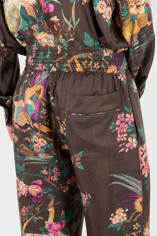 RC Silk Pants with Natural Landscape RC Silk Pants with Natural Landscape Brown VRT266-OZP76