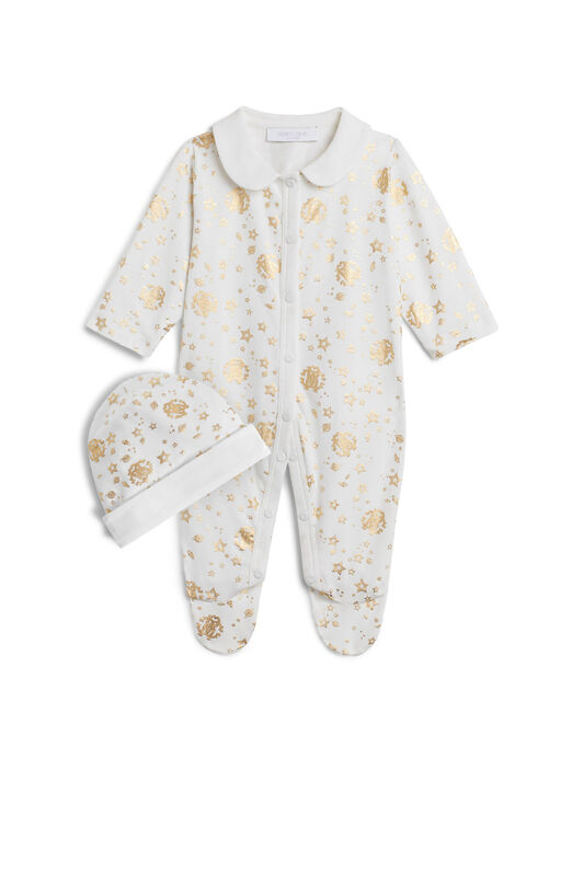 JU Ensemble à imprimé Space Logo bébé GOLD/MILKY WHITE IJT869-JFQ62