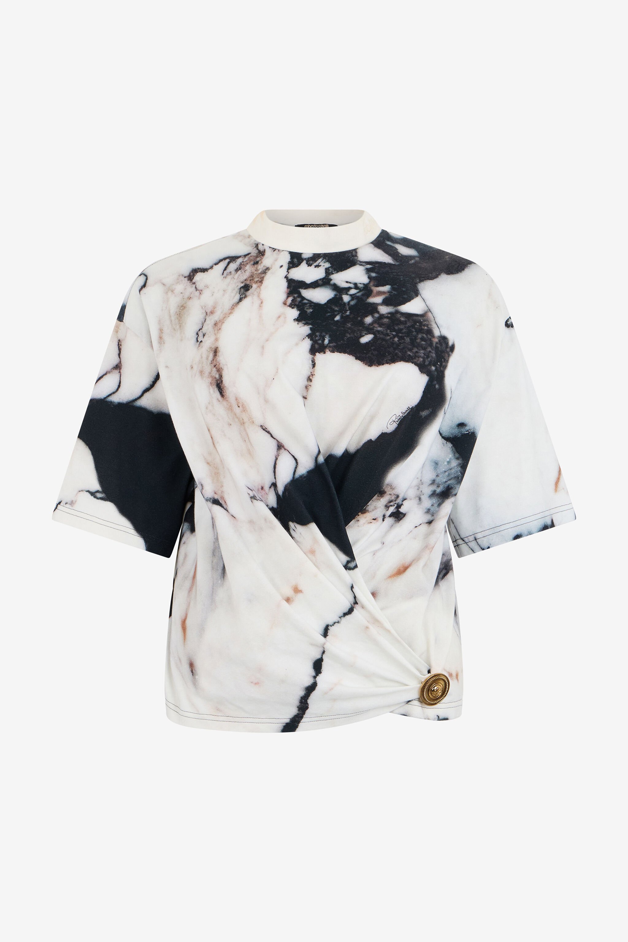 RC Grand Antique Print T-Shirt BIANCO/NERO TWT661-3PN18