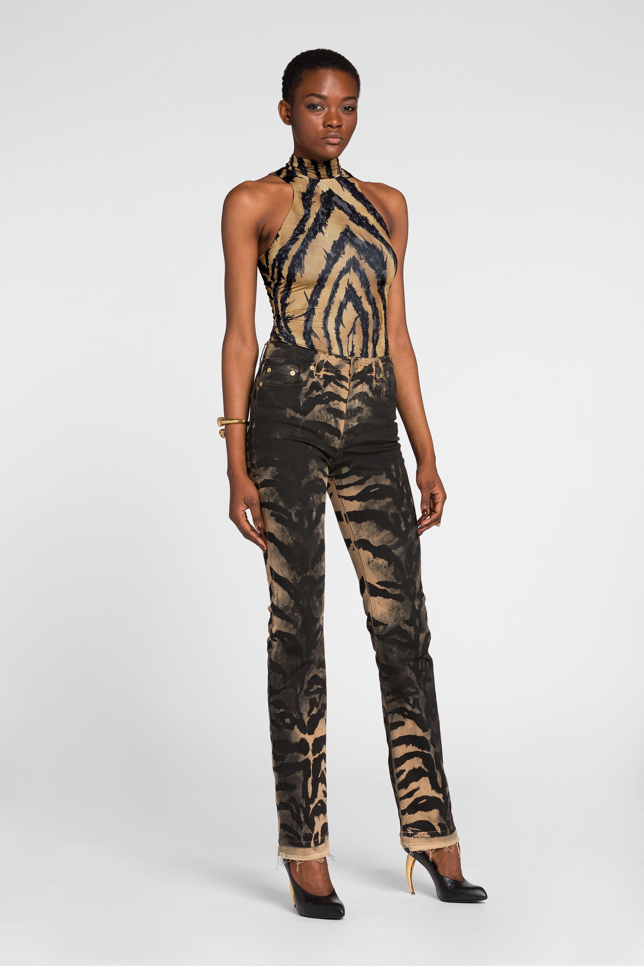 RC Freedom-Print Bodysuit RUM/NUDE NQT600-HVB79