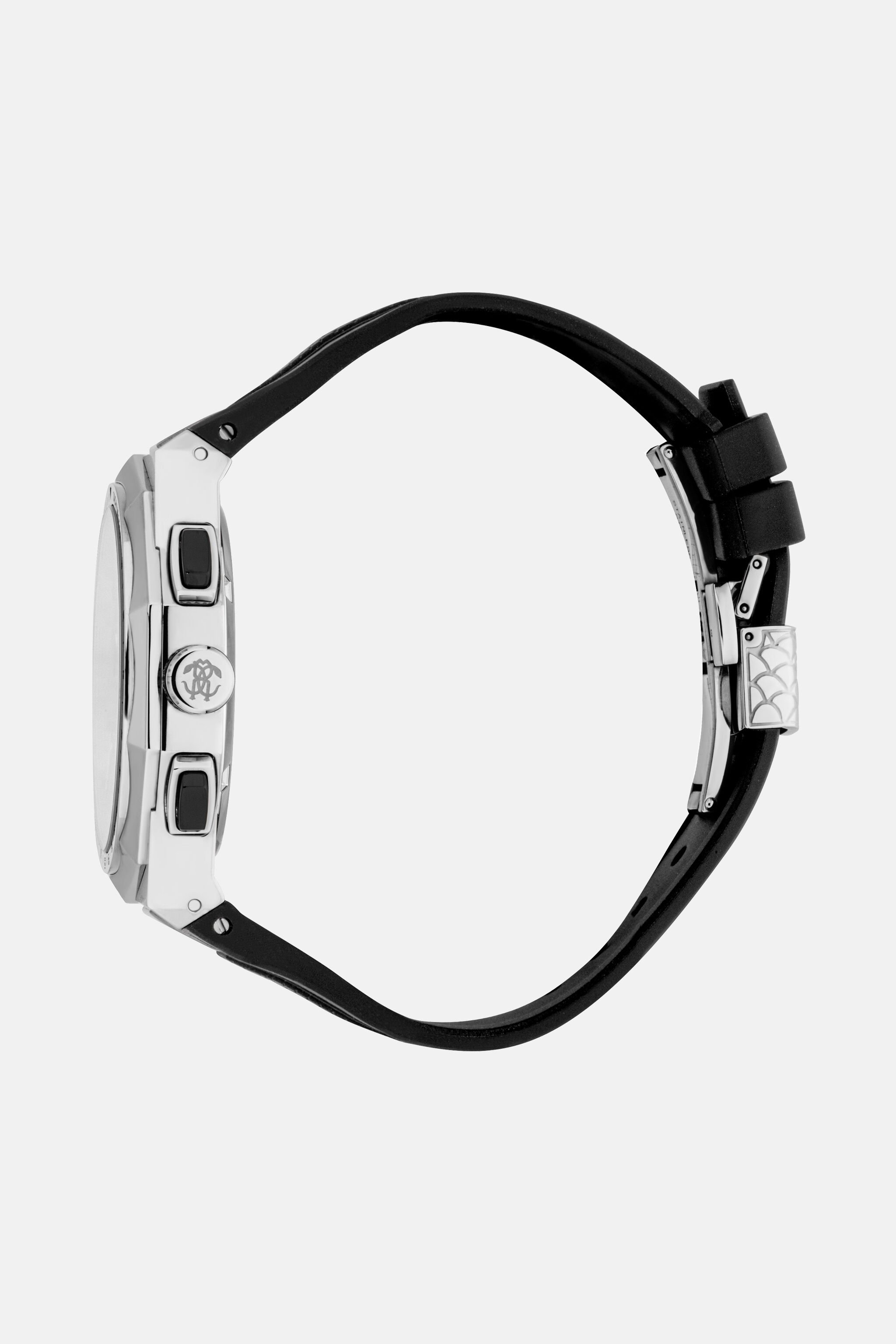 RC Roberto Cavalli by Franck Muller Chronographen-Herrenuhr für Herren SILVER BLACK VALG21-IG404