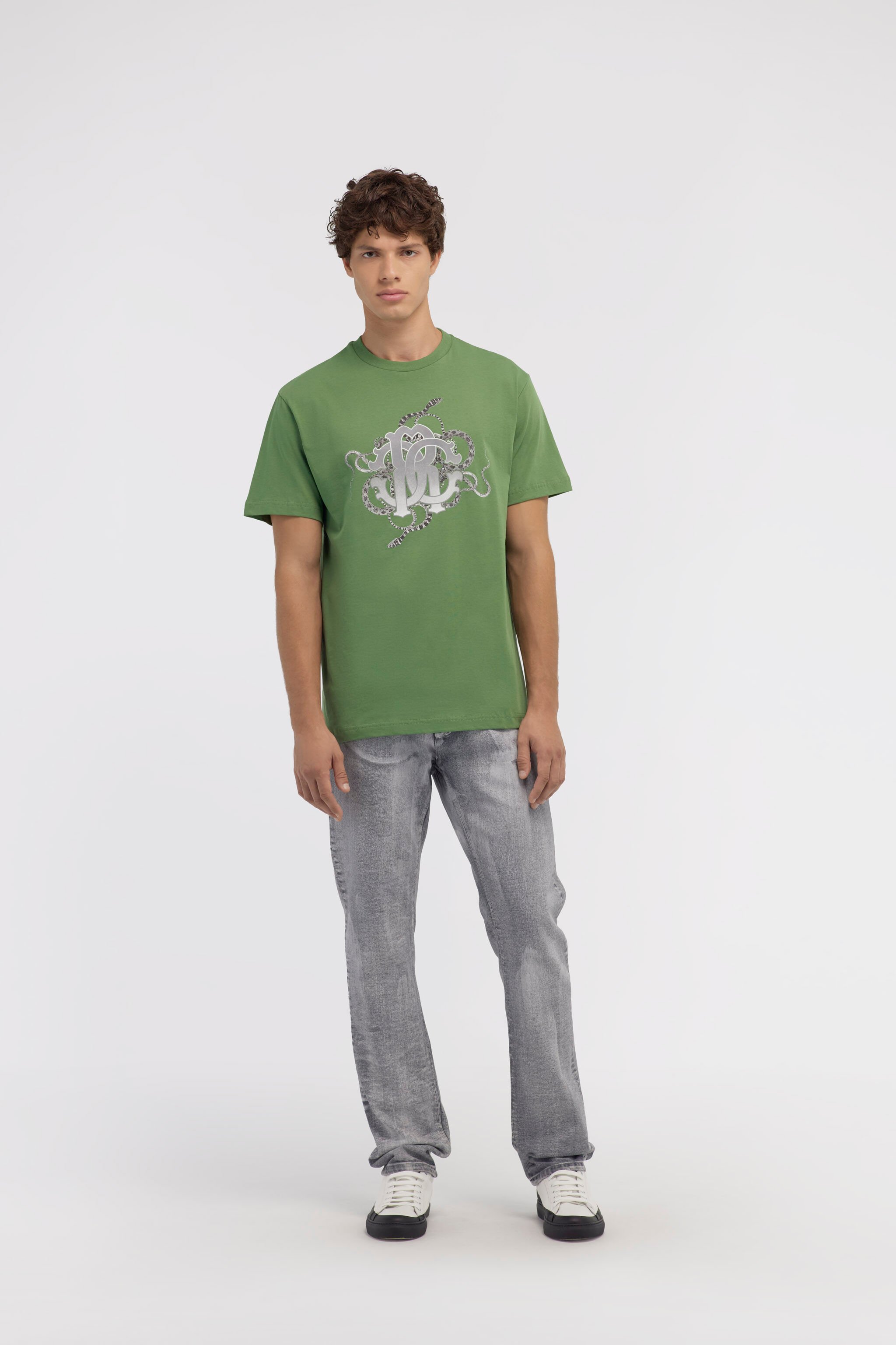 RC T-shirt with Snake print Green NOT60N-JD060