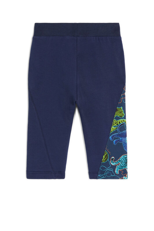 JU Jogginghose mit Leo Puzzle Print ENSIGN BLUE LJT20D-CF027
