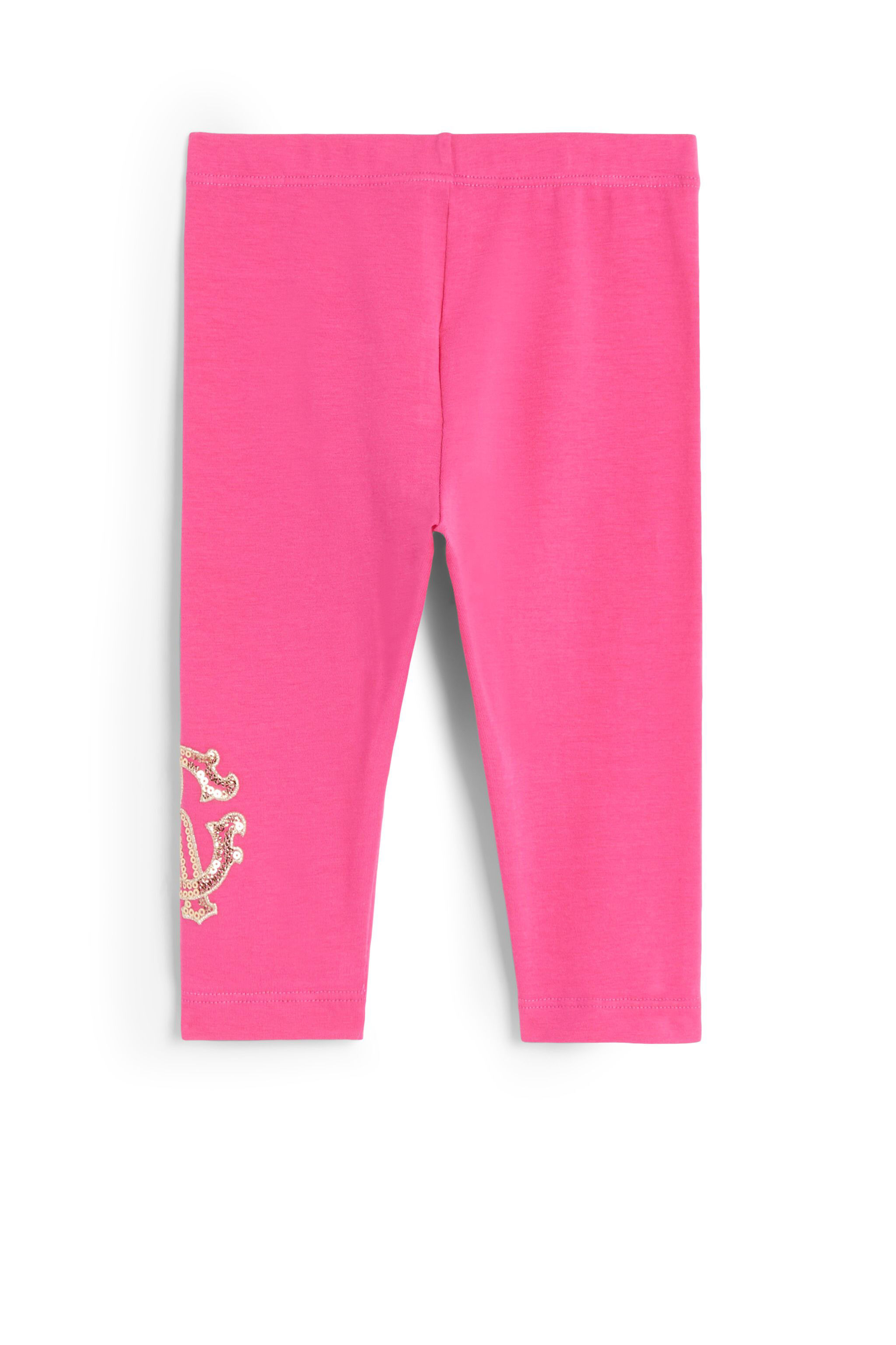 JU Legging à logo en sequins pour bébé FUCHSIA JJT232-JV025