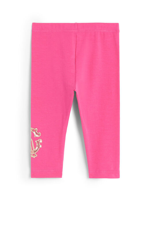 JU Legging à logo en sequins pour bébé JU Legging à logo en sequins pour bébé FUCHSIA JJT232-JV025
