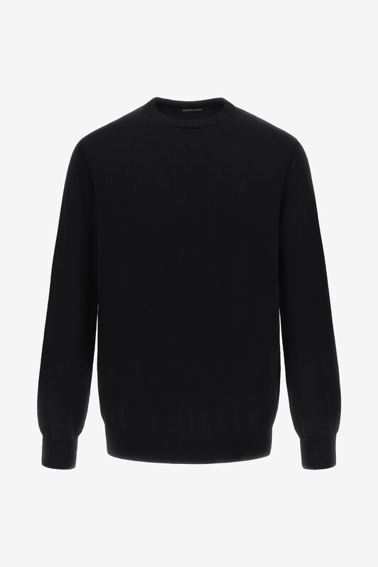 RC Maglione girocollo RC Nero NOM01B-MQ030