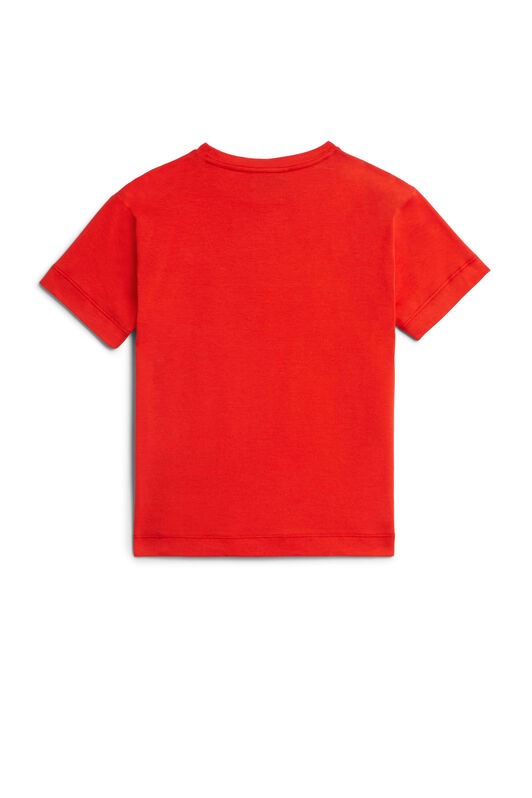 JU Rotes T-Shirt mit Löwen-Print JU Rotes T-Shirt mit Löwen-Print RED/WHITE IJT65C-JV025