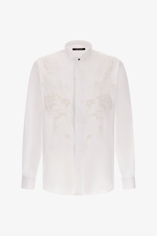 RC Camicia con ricamo Bianco TRT712-CH026