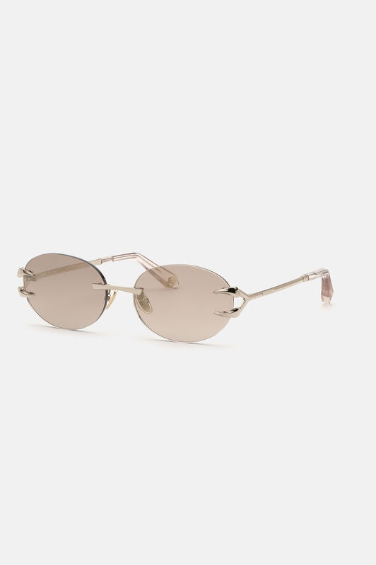 RC Round shape rimless sunglasses SHINY LIGHT GOLD VALD15-ID255
