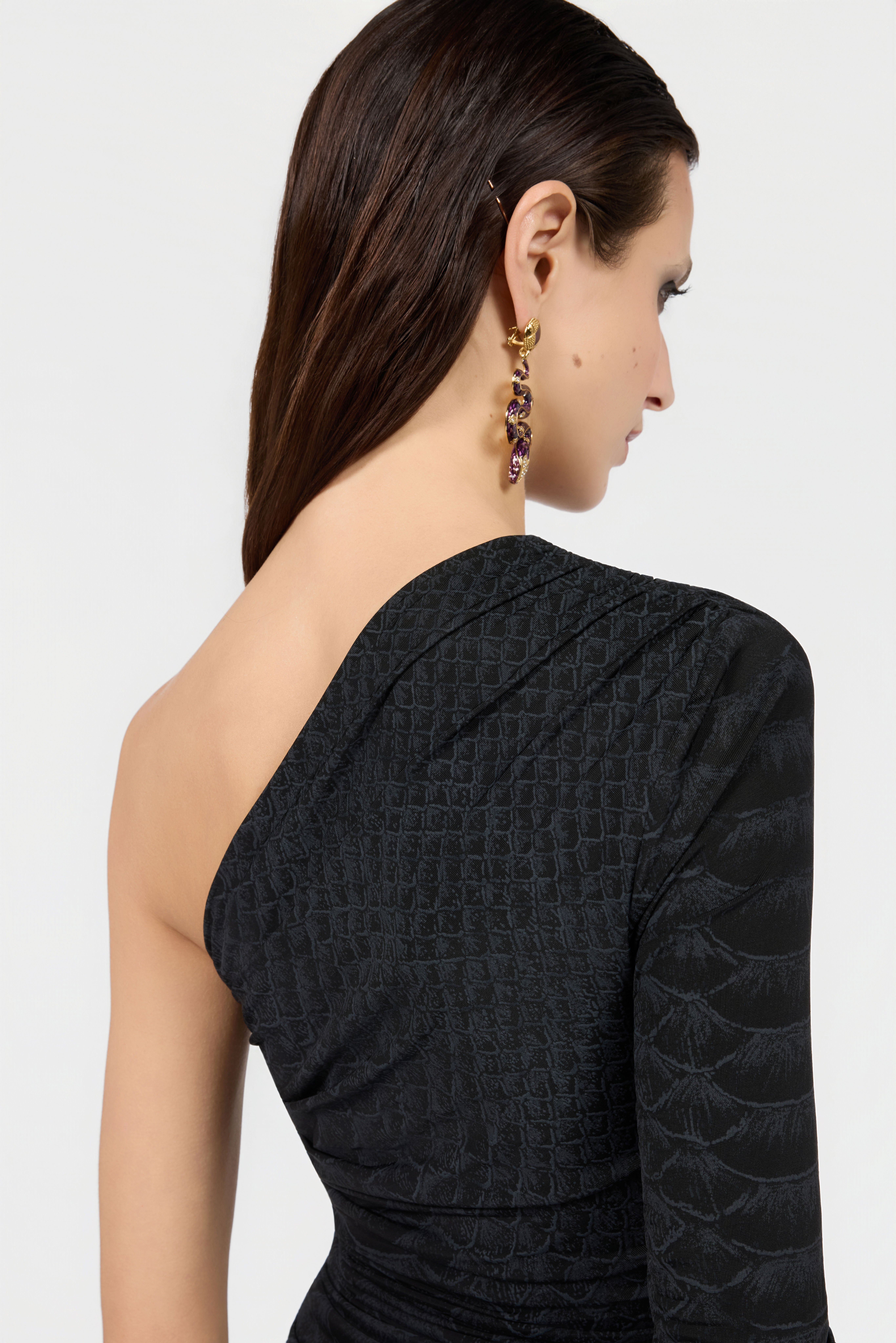 RC Robe Mini Imprimé Serpentine BLACK XQT119-NLS36