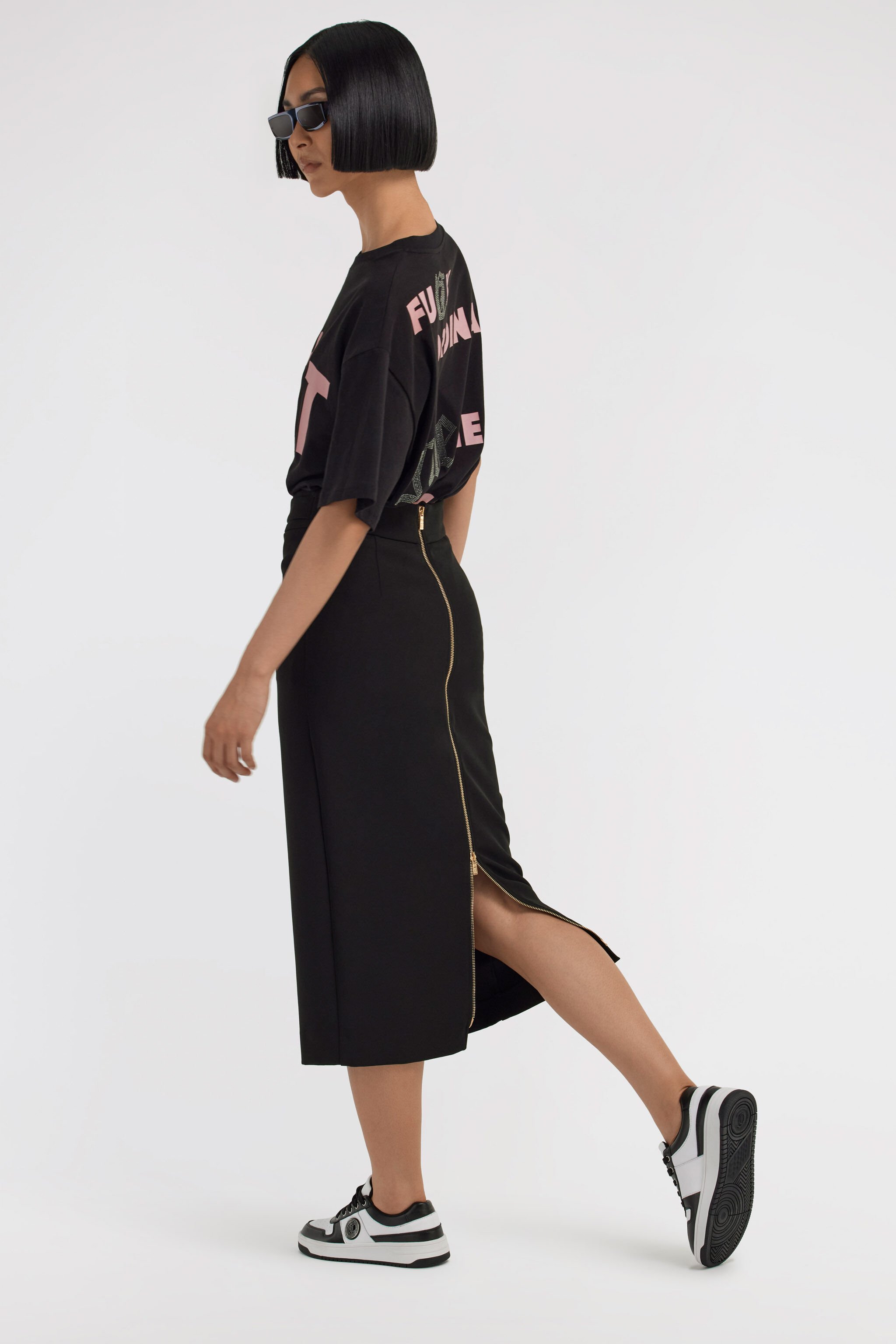JC Just Cavalli Skirt Black TFT093-TF139