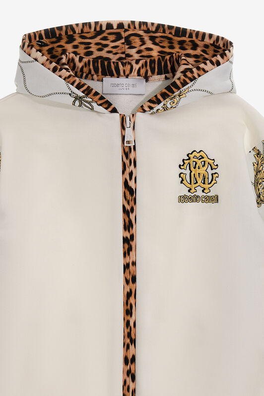 JU Felpa con logo JU Felpa con logo Bianco SJT919-CF050