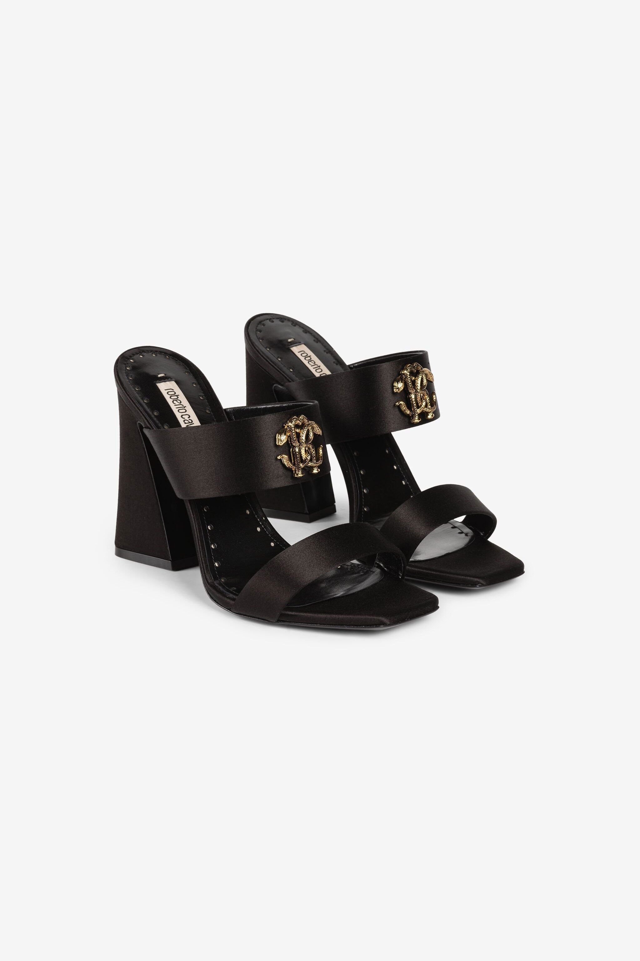 RC 120mm logo-plaque slip-on sandals Black QKS700-SE126