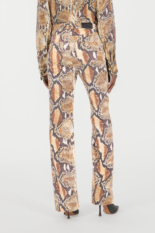 RC Python Print Denim Brown UWJ221-DAN93