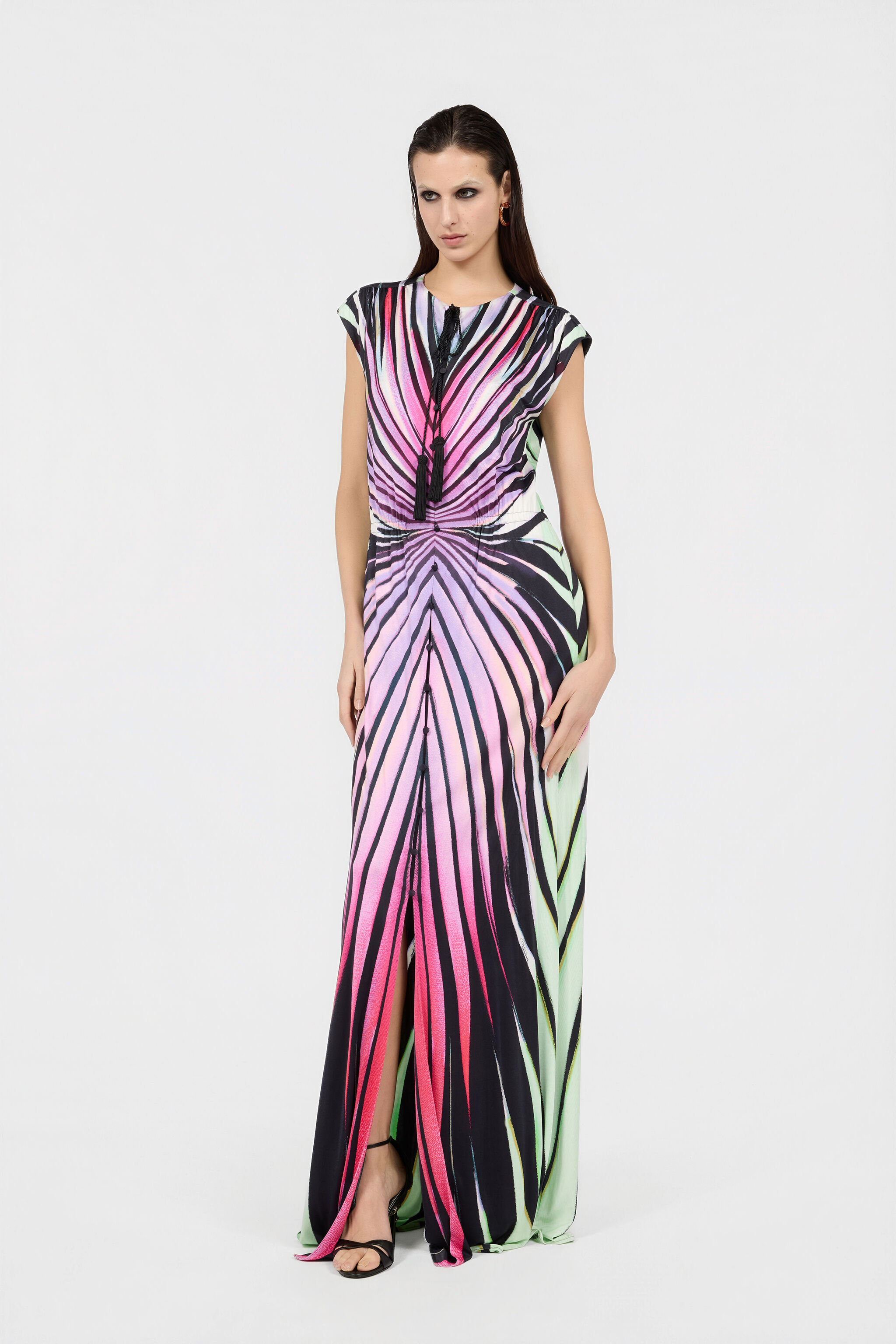 RC Ray Of Paradise Print Maxi Dress MULTICOLOR XKT194-NUM33