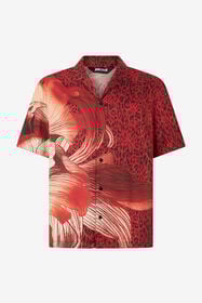 ${brand} Chemise À Imprimé Grandes Fleurs Et Jaguar Skin ${colorDescription} ${masterID}