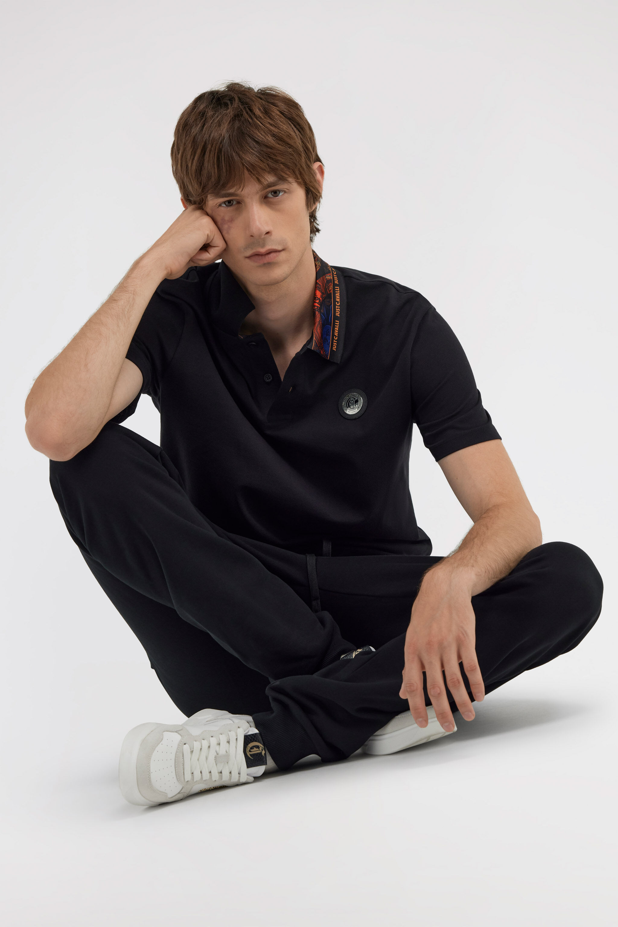 JC Polo Just Cavalli Nero TFT015-TF032