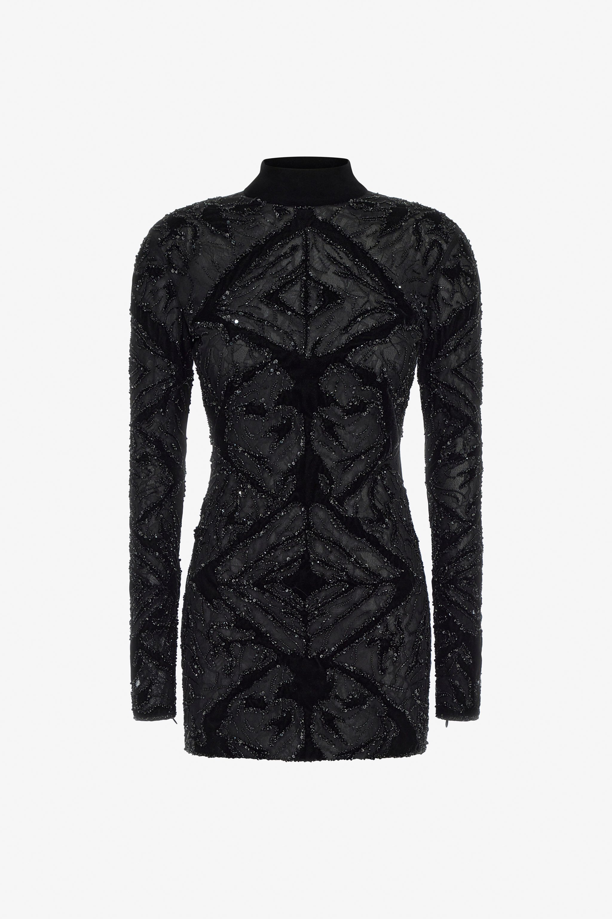 RC Embroidered dress Black TWR160-RT002