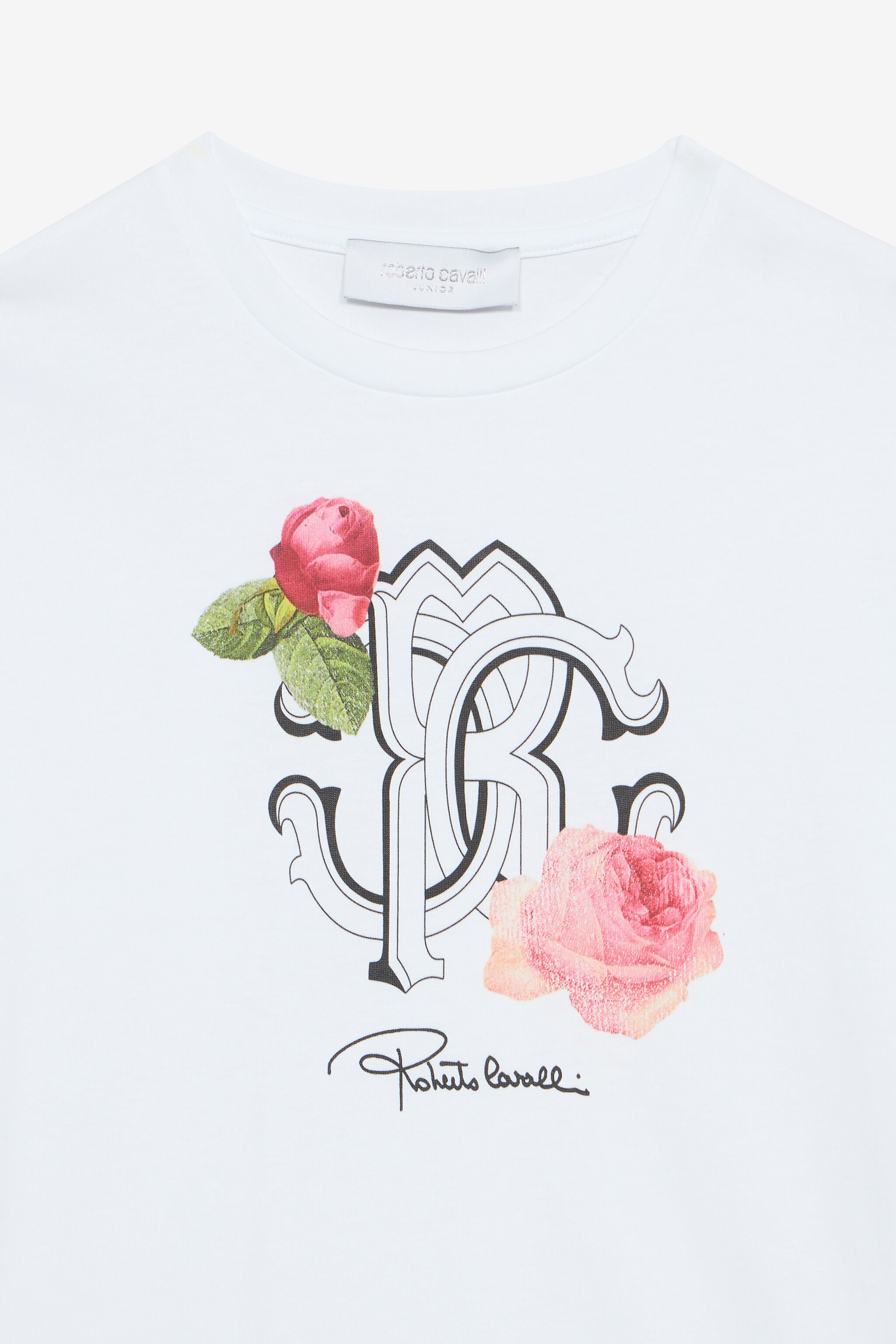 JU T-Shirt With RC Monogram White UJT62K-JD001