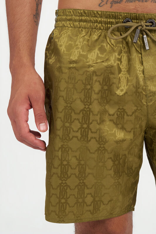 RC Short de Baño Estampado Monogram RC GREEN OLIVE QOH00A-DJ005