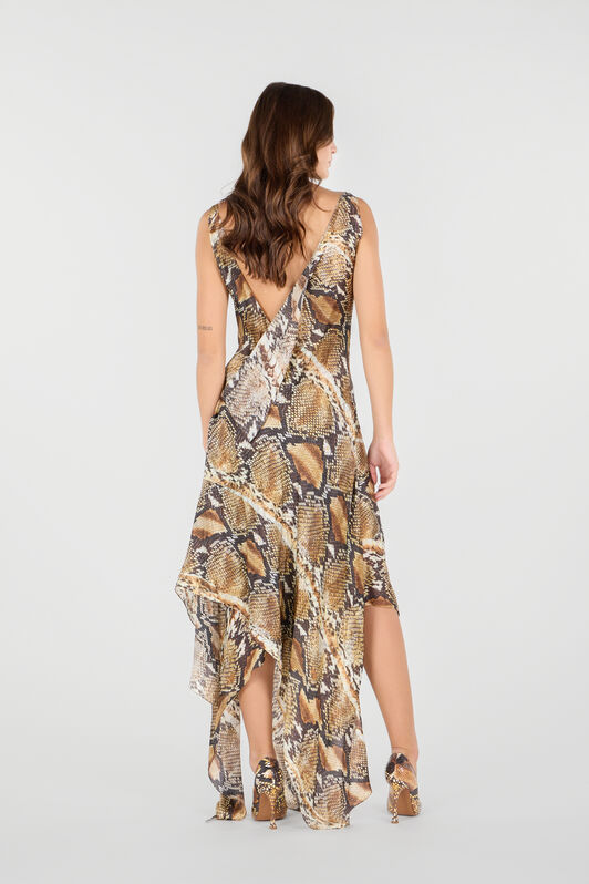 RC Female Silk Dress Brown UWT132-CTN93