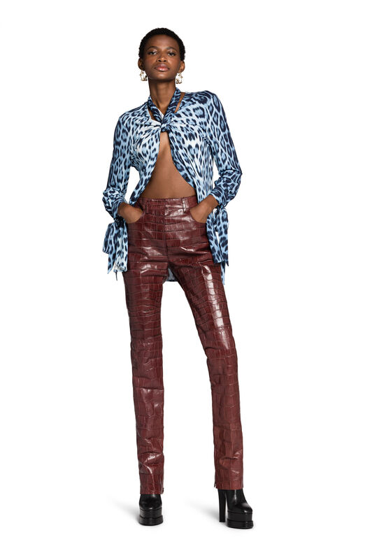 RC Blue Leopard Shirt Light blue KOT70B-6DS06