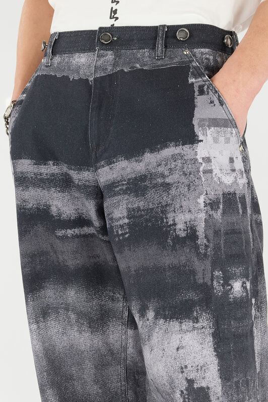 RC Pure Cotton Pants with Used Effect RC Pure Cotton Pants with Used Effect Black VNJ232-4NP69