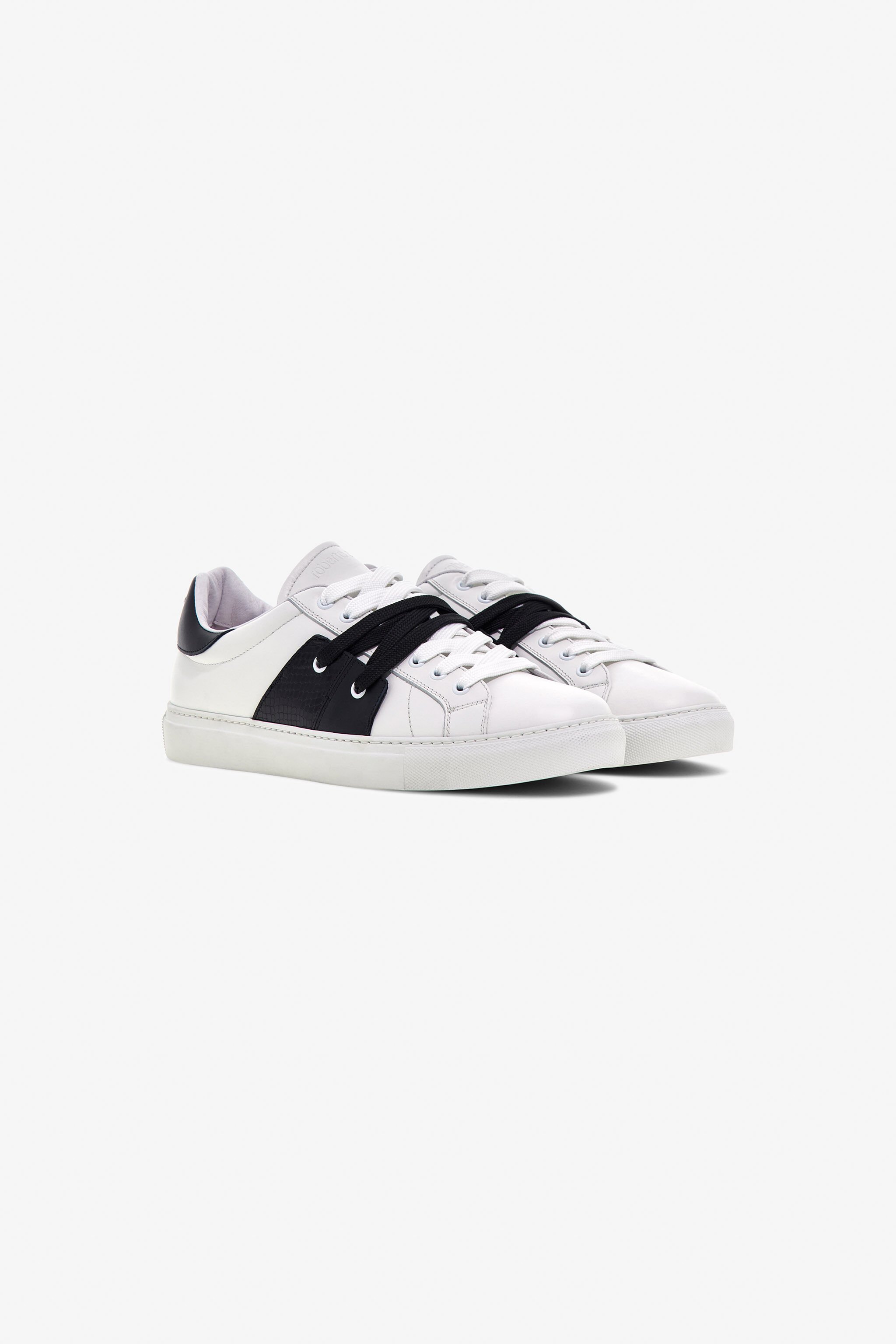 RC Sneakers Banda Centrale Nero SRS036-PZB01