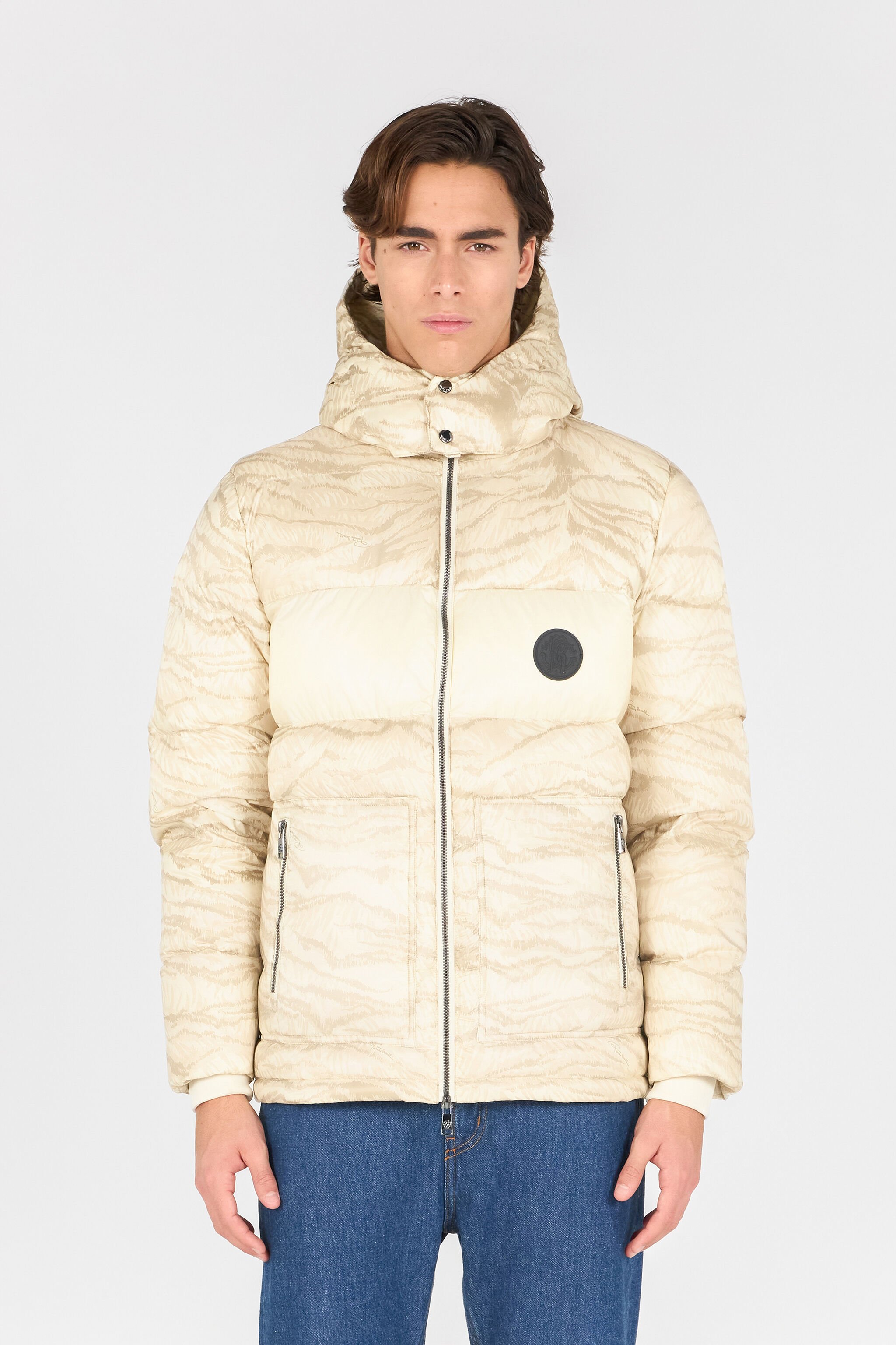 RC White Padded Jacket BEIGE OOT40I-5RO59