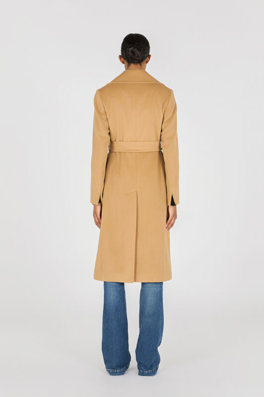 RC Woman Wool and Cashmere Coat CAMEL OOT50E-FT001