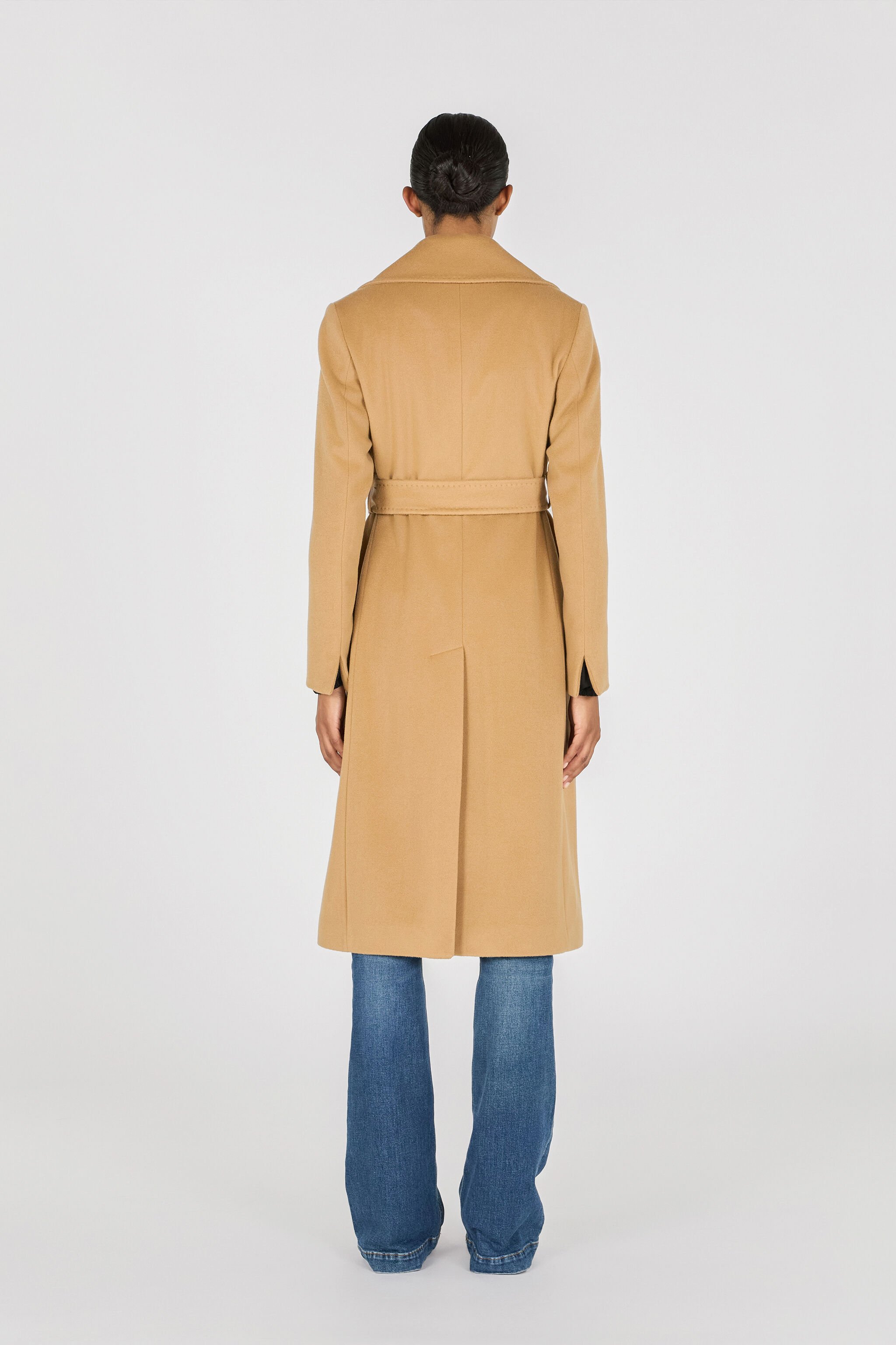 RC Woman Wool and Cashmere Coat CAMEL OOT50E-FT001