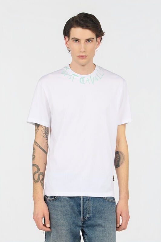 JC T-Shirt Blanc Avec Logo JC T-Shirt Blanc Avec Logo WHITE WFT064-WF094