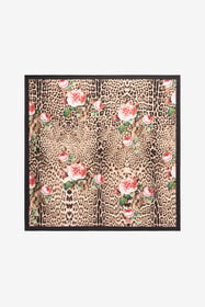 RC Jaguar Roses Druck Schal NATURAL XQI008-OZT24