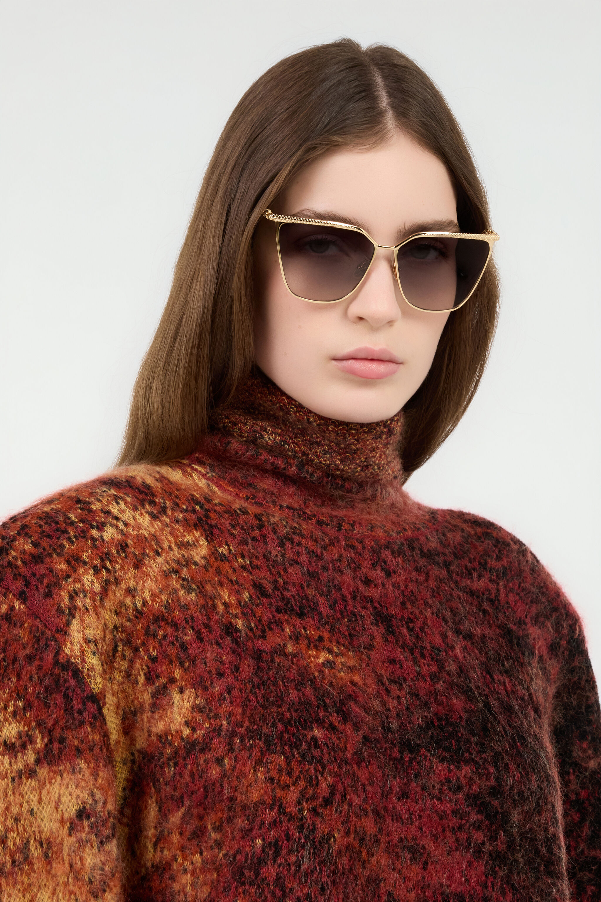 RC Metal front and temple sunglesses RC Metal front and temple sunglesses SHINY TOTAL ROSE GOL VALD03-ID239