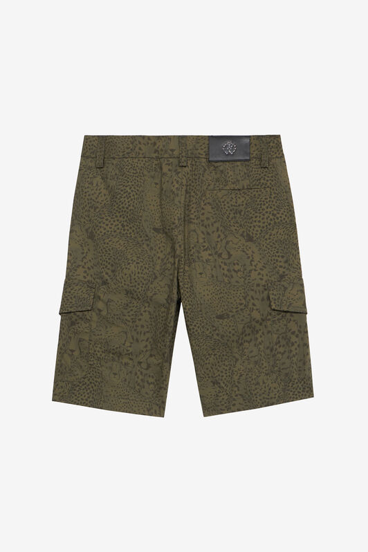 JU Bermuda Con Stampa Ghepardi MILITARY GREEN UJT25C-7MO35