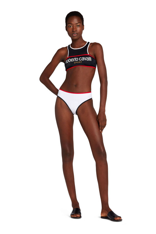 UG Logo-Print Bikini Briefs OPTIC WHITE JYY01C-LL023