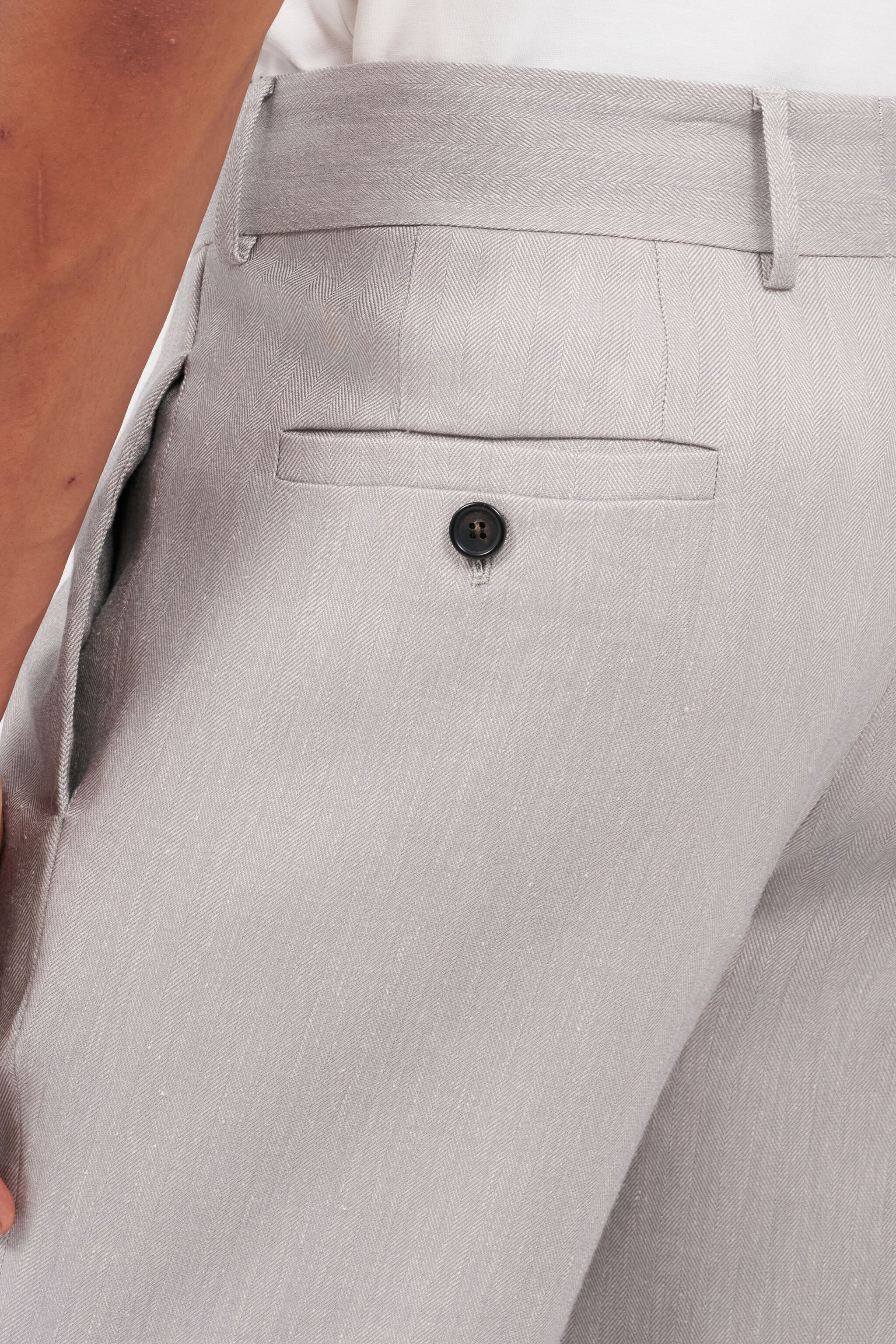 RC Elegant Linen Trousers ICE WNT202-LH008